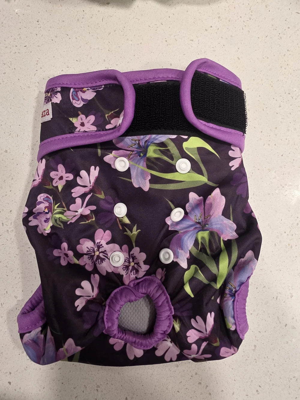NWOT Floral Reusable Female Dog Diapers - Set of 5